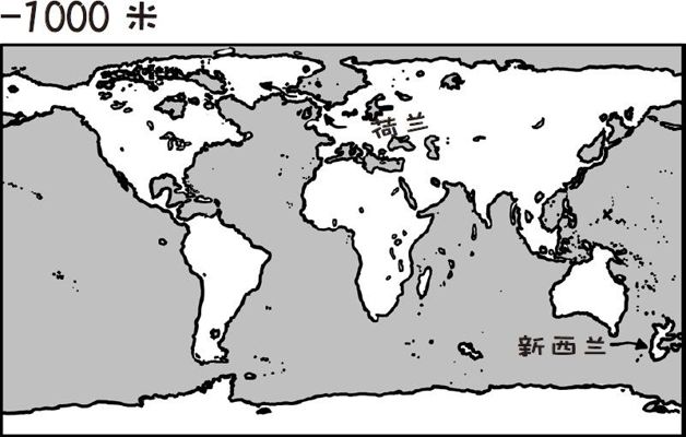 如果海水被一点点被抽干,地球会是怎样一番景象呢?