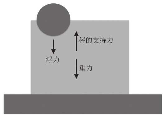 浮在水中的小球怎么称重?